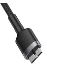 Cable Baseus Cafule USB 3.0 Macho a Micro-B 2A de 1 Mt en color Gris Oscuro 2