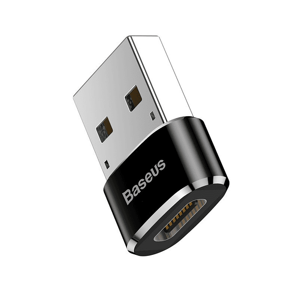 Adaptador Convertidor USB Macho a USB Tipo-C Color Negro 2