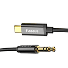 Cable de Audio Tipo C Macho a 3.5mm Macho M01 en Color Negro 2