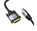 Baseus Enjoyment Series 4KHD macho a DVI macho cable adaptador bidireccional 2m gris oscuro