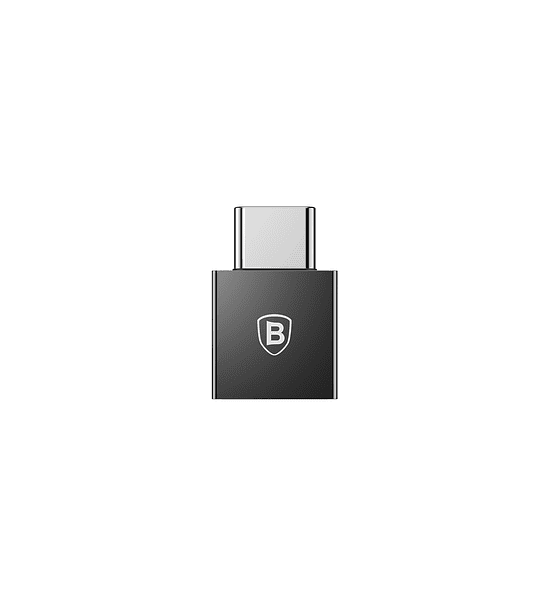 Adaptador Tipo-C Macho a USB Hembra Adaptador Convertidor Negro 