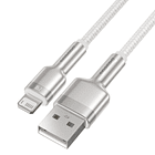 Cable de Datos de Metal USB a  IP 2.4A 1m Blanco CALJK-A02 4
