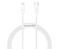Cable Baseus Mini White Tipo-C a iP PD 20W de 1Mt Color Blanco
