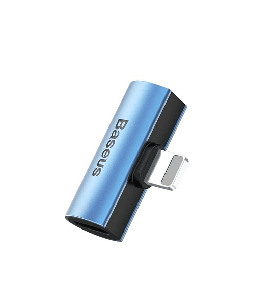 Adaptador Lightning Macho a Doble Lightning Color Azul