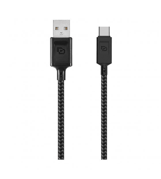 Rugged USB Type-C Cable Rigido (Negro)