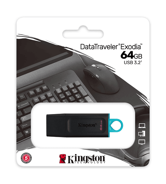 Data Traveler Exodia Kingston 64GB