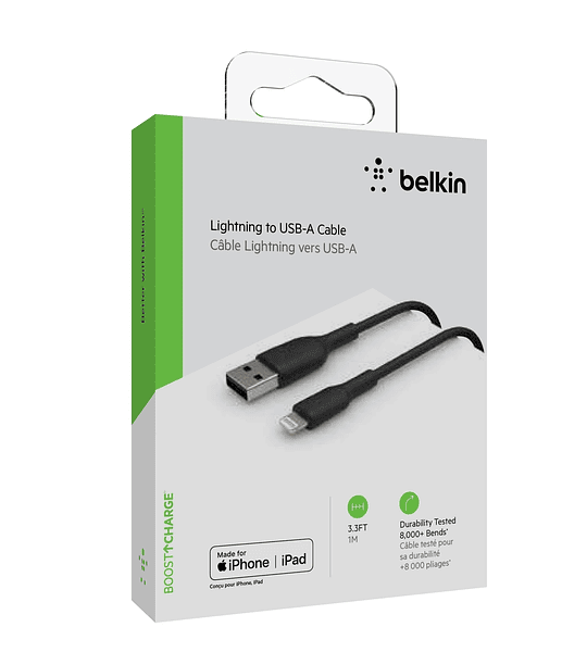 El Cable Lightning a USB-A BoostCharge