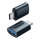 Adaptador  USB-C a USB 3.1 Adaptador Mini femenino Negro  2