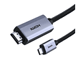 Cable Baseus Alta Definición  Serie USB Tipo C - Hdmi 2.0 4K 60HZ 1Mt Negro (WKGQ010001)