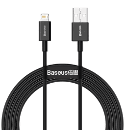 Cable Superior Carga rapida USB a iP 2.4A 1Mt Baseus CALYS-A01