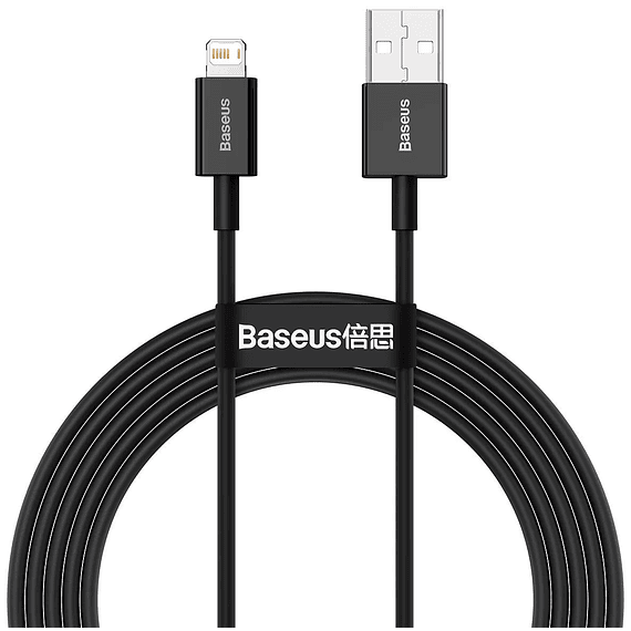 Cable Superior Carga rapida USB a iP 2.4A 1Mt Baseus CALYS-A01