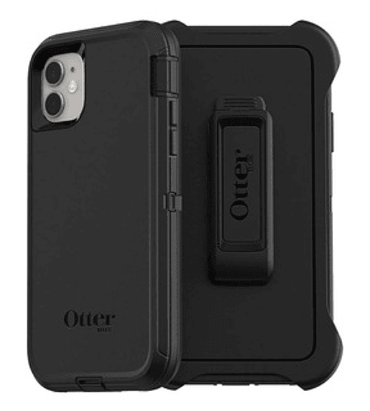 Carcasa Otter Box Defender Negro (7, 7Plus, 8, 8Plus, X, Xs, Xr, Xs Max, 11, 11 Pro, 11ProMax)