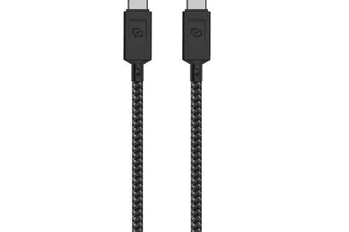 Cable USB-C a USB-C 1.2 Mt Rugged Dusted Negro