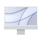 iMac Silver 24″ Retina 4.5K, Chip M1 de Apple, GPU de 8 núcleos, Neural Engine de 16 núcleos, 16GB RAM, Disco 512 GB SSD MGPD3CI/Z12R 1
