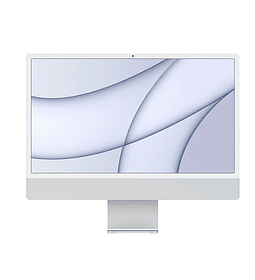 iMac Silver 24″ Retina 4.5K, Chip M1 de Apple, GPU de 8 núcleos, Neural Engine de 16 núcleos, 16GB RAM, Disco 512 GB SSD MGPD3CI/Z12R