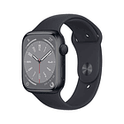  Apple Watch Series 8, Case Aluminio Medianoche, 45mm, Correa Deportiva Medianoche MNP13BE/A 2