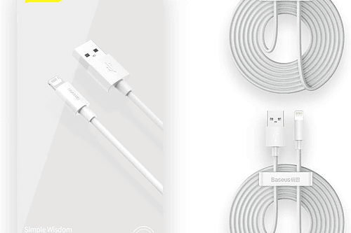 Kit cable 2 USB a IP 1.5Mt Blanco