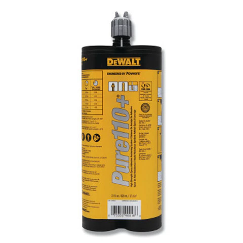 DeWalt PURE110+ Anclaje Químico Epóxico 610ml (20.5 oz)