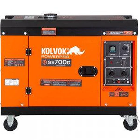Generador Diésel Monofásico Kolvok GS700D 5 kVA