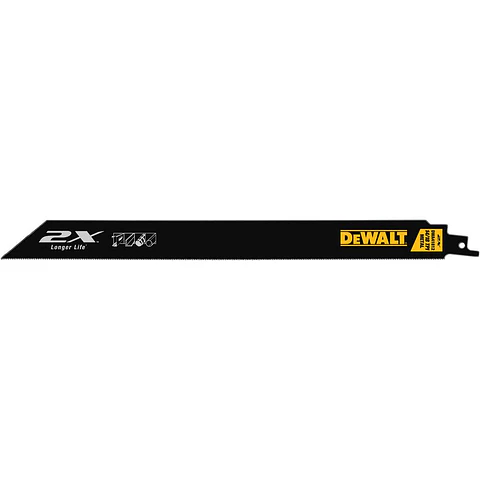 DeWalt Hojas de Sierra Sable 12" 14/18 Dientes Metal (5 un) DWA41812