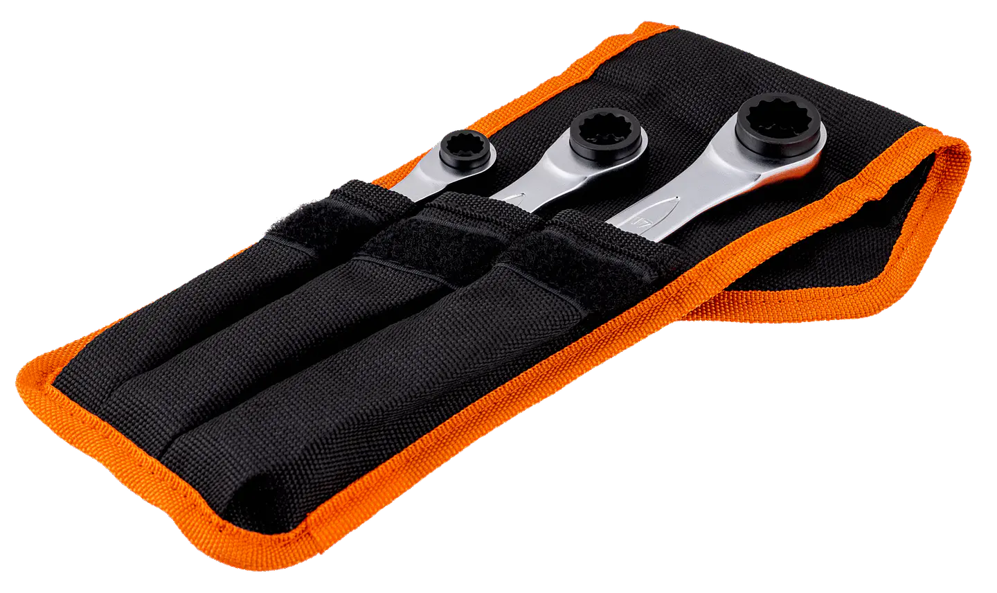Bahco Juego 3 Llaves Estrella con Carraca 4 en 1, 8-19mm (S4RM-3T) 1
