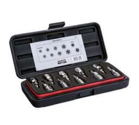 Bahco Juego Dados con Puntas Torx y Hexagonales 1/2" (7809TORX-10)