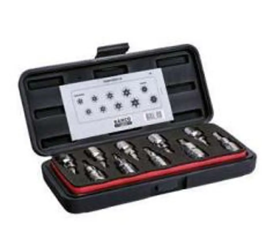 Bahco Juego Dados con Puntas Torx y Hexagonales 1/2