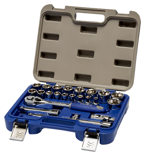 Irimo Juego Dados 1/2" 23 Piezas Métrico 8-32mm (129-23-4)