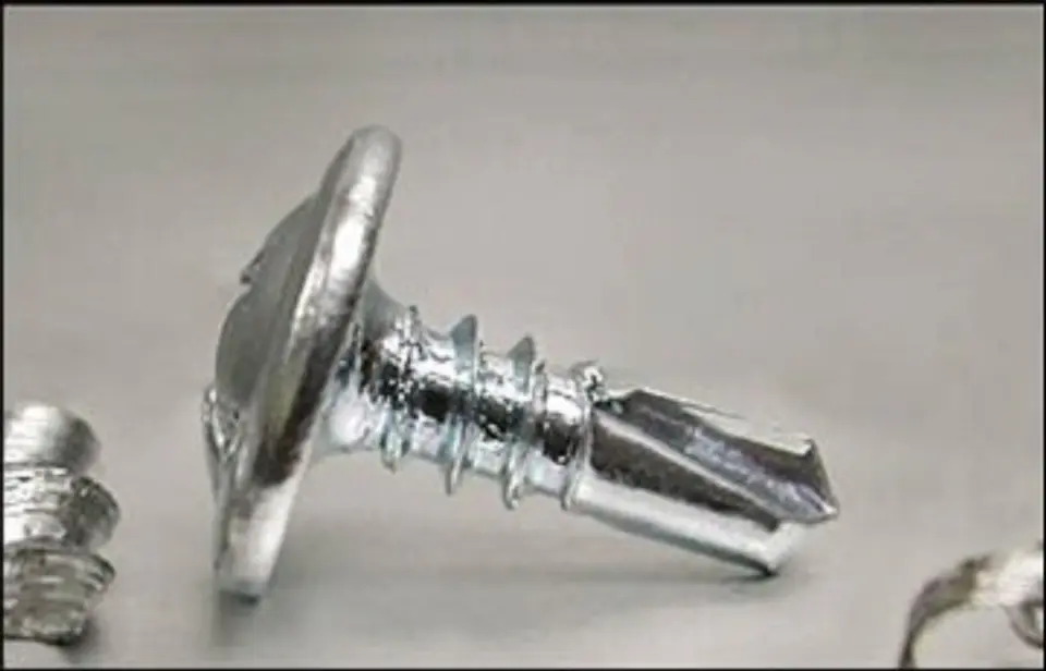 Tornillo Cabeza Lenteja con Golilla Punta Broca #8 x 1/2