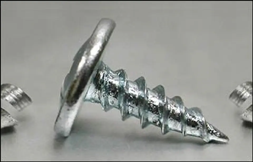 Tornillo Cabeza Lenteja con Golilla Punta Fina #8 x 1/2