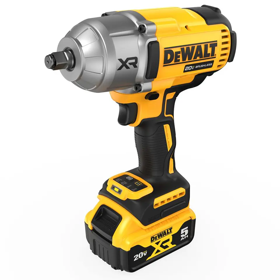 Llave Impacto 1/2 20V 2 Bat 5A.carg.Bolso DeWalt 2