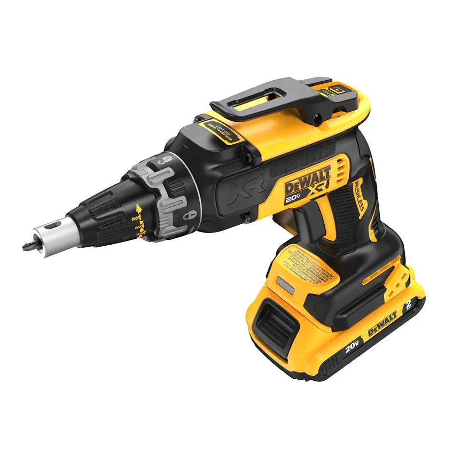 Atornillador Drywall 20V MAX XR Brushless DeWalt - 2 Baterías de 2.0Ah + Cargador + Bolso de Traslado 3