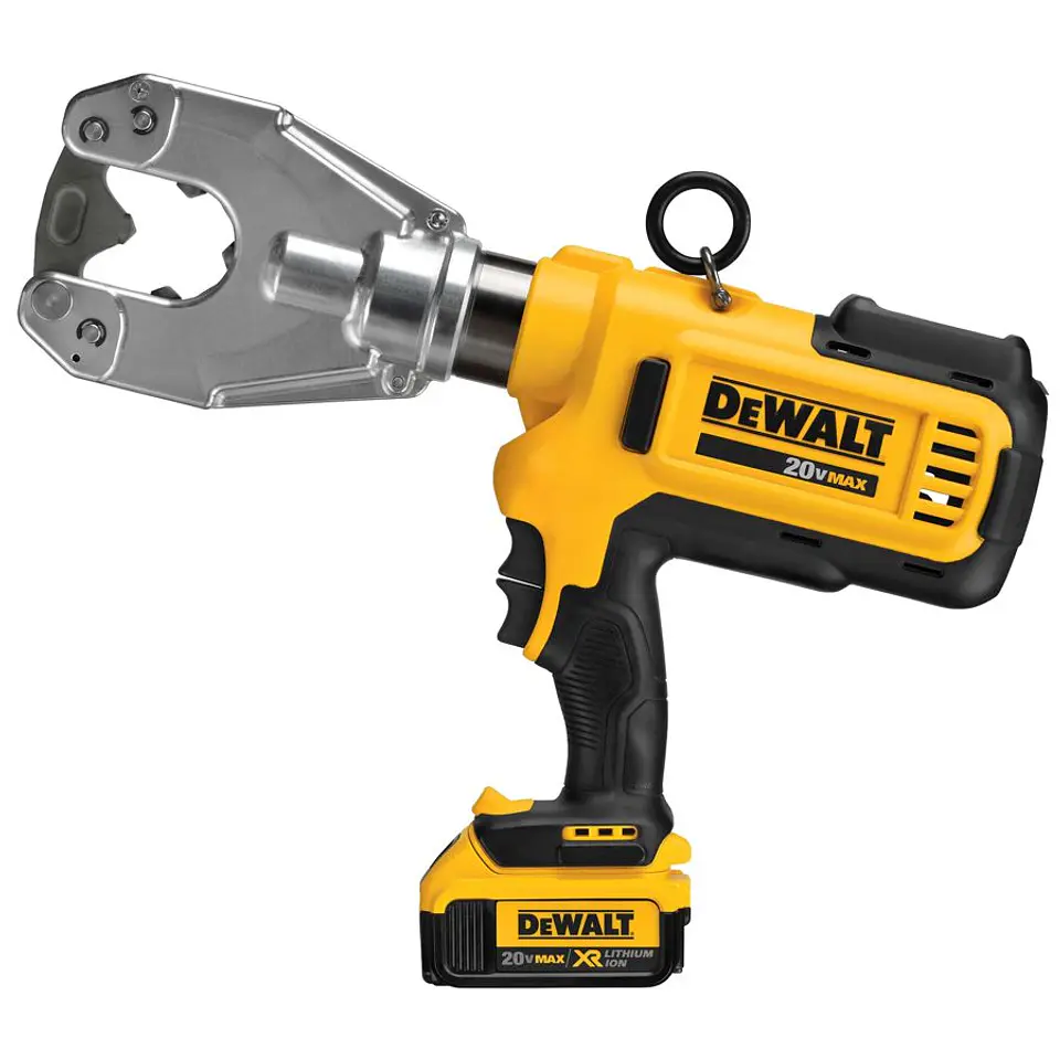 Kit Crimpeadora de Cable 20V MAX sin Troqueles DeWalt - Incluye (2) Baterías 4AH y (1) Cargador y Maleta de Traslado 1