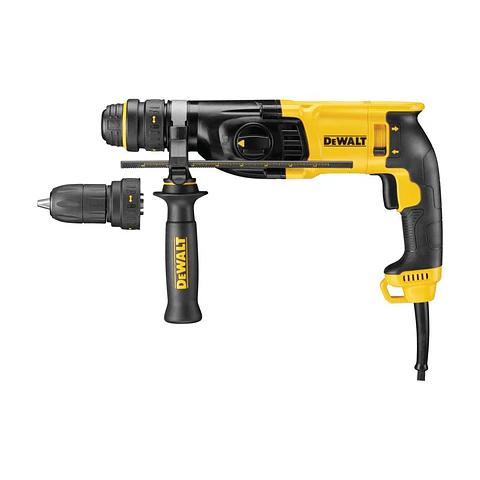 Rotomartillo SDS Plus 800W C/mandril DeWalt - Incluye (1) Empuñadora y (1) Mandril Metálico Autoajustable