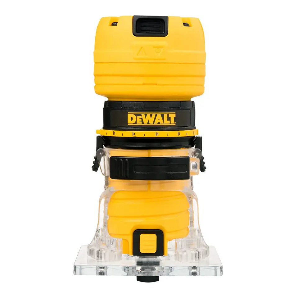 Rebajadora de Palma 450W DeWalt - Incluye (1) Base Fija. (1) Collet 1/4