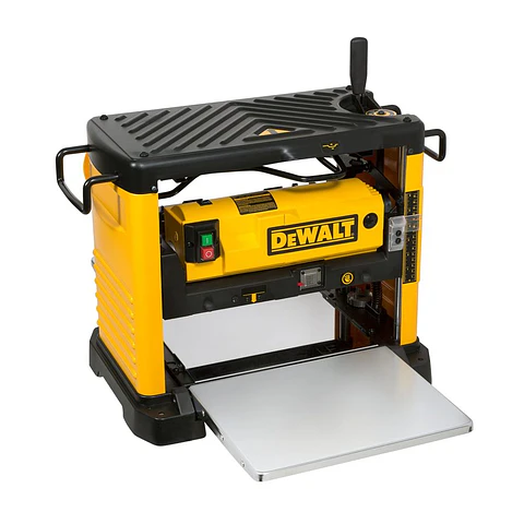 Cepilladora de Banco 1.800W DeWalt - Incluye Cabeza Cortante de 2 Cuchillas. Deflector para Astillas y Llaves de Ajuste