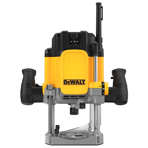 Rebajador de Base Ajustable 2.300 W DeWalt - Transición DW625E - Incluye (1) Guía Paralela con Ajuste Fino. (1) Adaptador para Extracción del Aserrín.