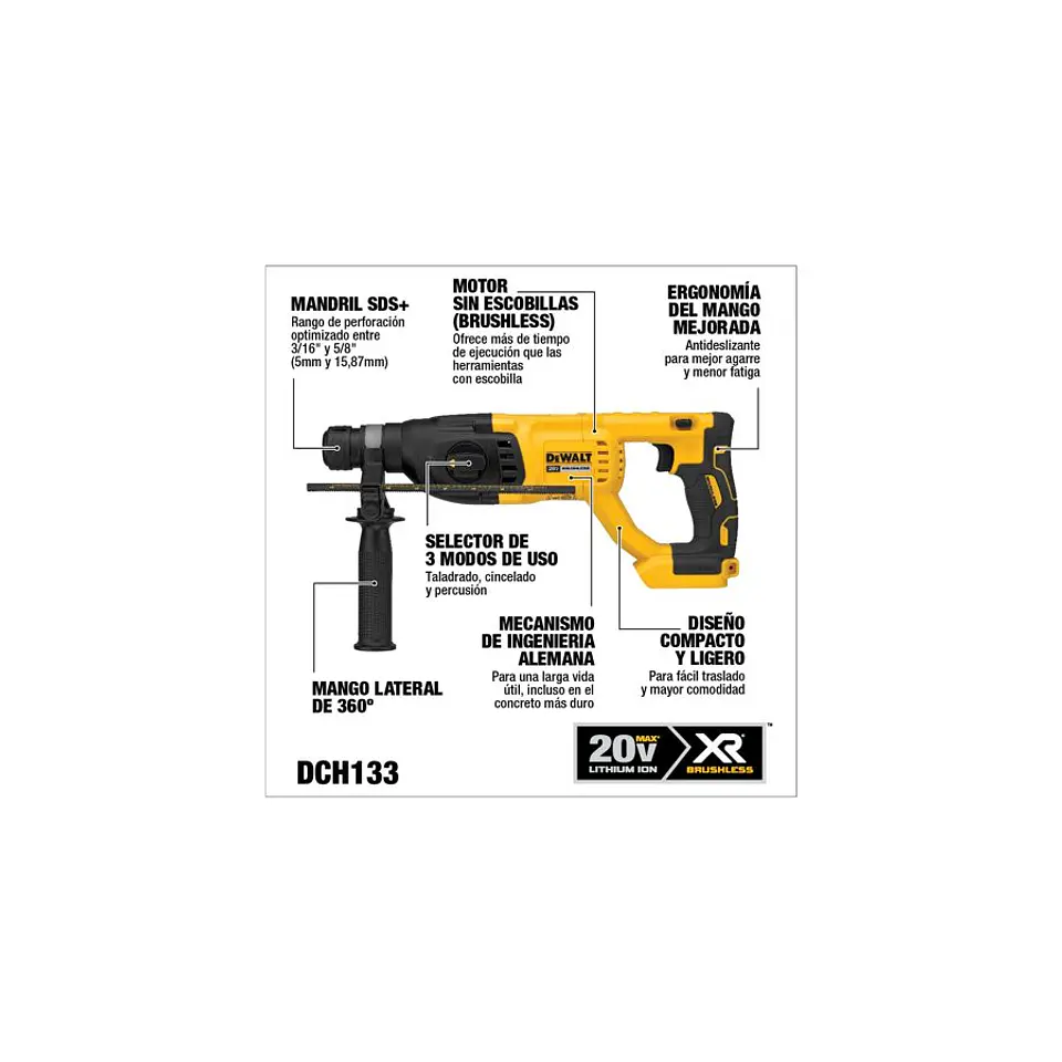 Rotomartillo SDS Plus DeWalt 2