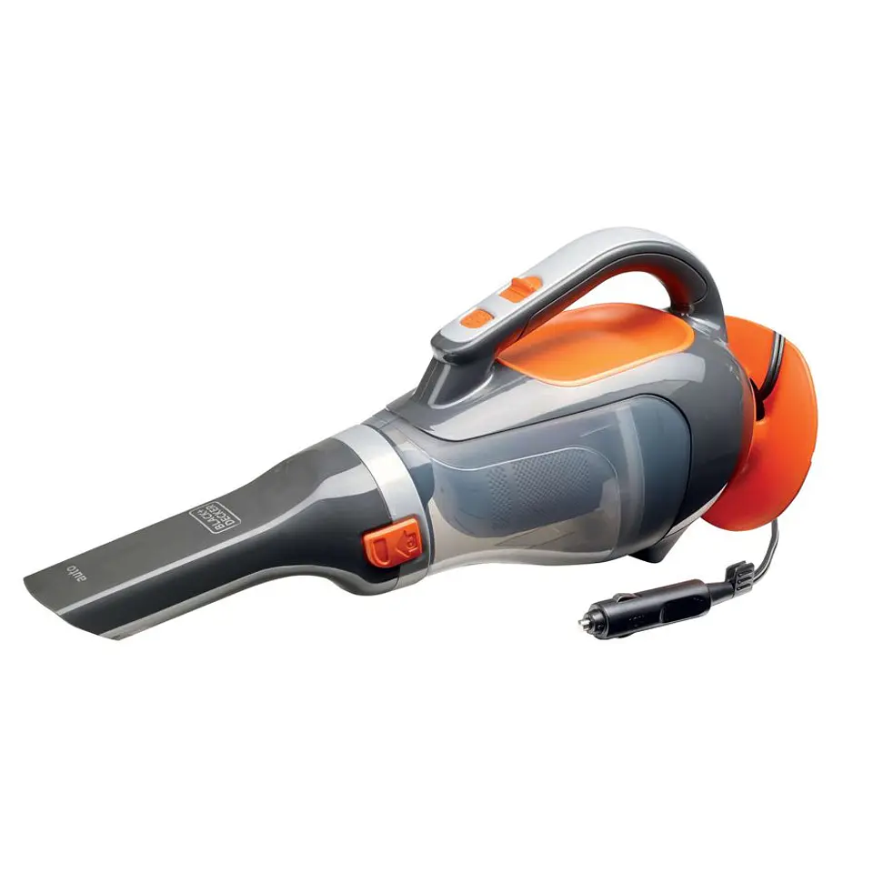 Aspiradora para Auto de 12V-610ml Black+Decker - Incluye (1) Boquilla Esquinera, (1) Cepillo para Tapicería ,(1) Filtro Lavable, (1)manguera Flexible  1