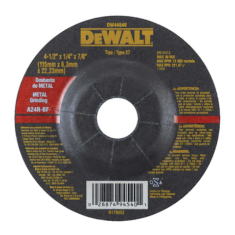 D. Desbaste Metal Profesional Dw 115x6mm DeWalt