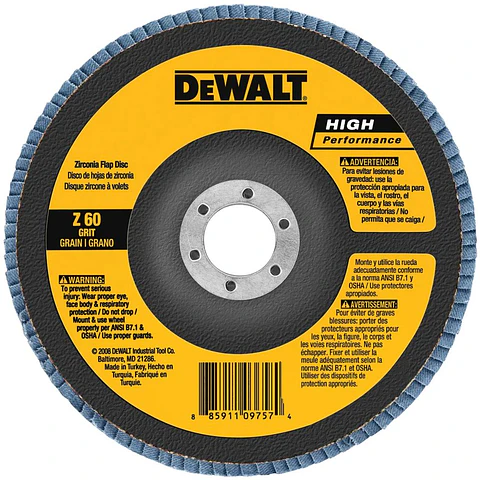 Disco Traslapado Dw Zirconia 180mm Z80 DeWalt