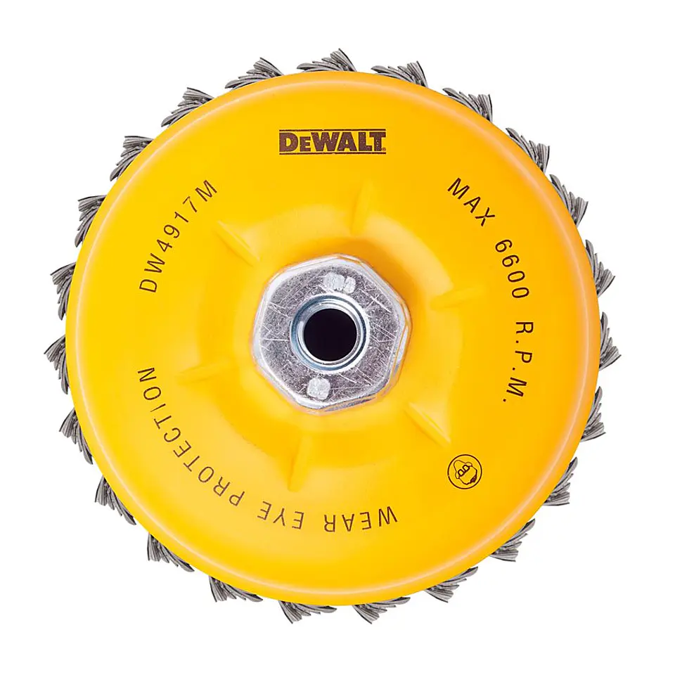Grata Copa Trenzada 6pulg M14 DeWalt 1