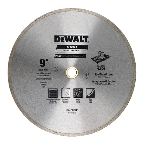 D. Diam. Continuo Dw 230X0.08X22 HP DeWalt