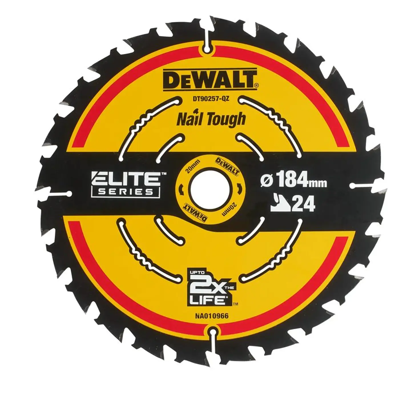 Disco Sierra DeWalt Elite 7 1/4IN 24T Corte Grueso 1