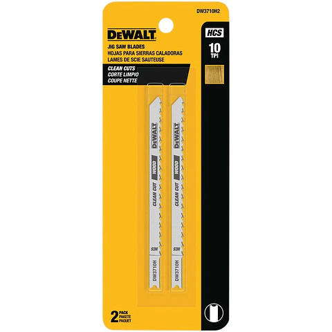 4'' DeWalt - 10 Tpi - Hcs - 2 Un. - Corte Madera Fino u