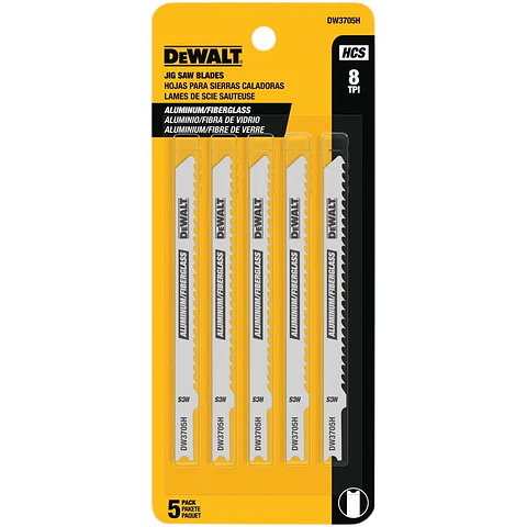 4'' DeWalt - 8 Tpi - Hcs - 5 Un. - Corte Aluminio/fibra de Vidrio u