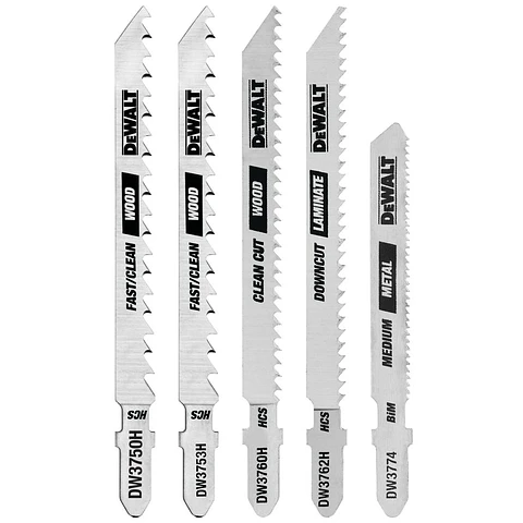 Hoja Calar Combinado 5 Pz Corte Tipo T DeWalt