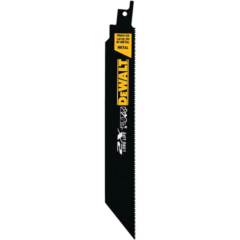 5 Hojas de Sierra Sable 2X 8'' 14/18 Dientes (paso Variable) DeWalt - Metal
