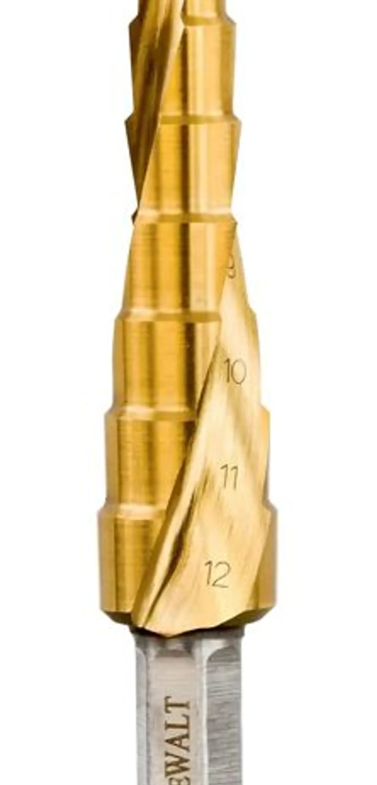 Broca Escalonada 6, 7, 8, 9, 10, 11, 12 Mm. Toma Hex 1/4'' Impact Ready DeWalt 3