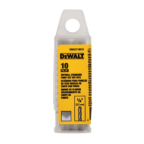 Pack 10 Pcs Broca Cortante para Paneles de Yeso DeWalt